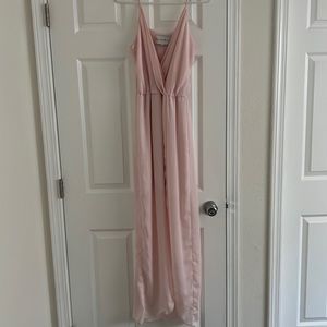 Open front formal dress